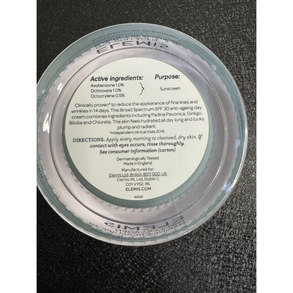 ELEMIS Pro Collagen Marine Cream - SPF 30 - FREE SHIPPING - Picture 3 of 4